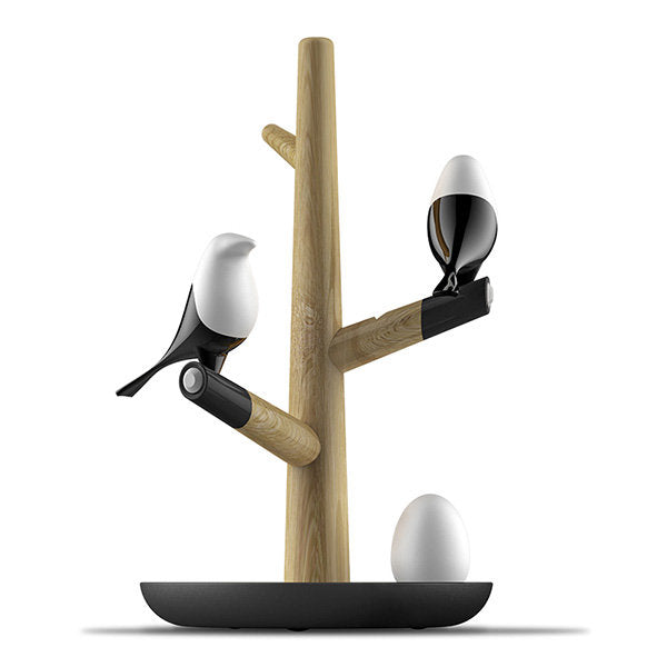 Minimalist Bird on a Tree Sensor LED Night Lamp