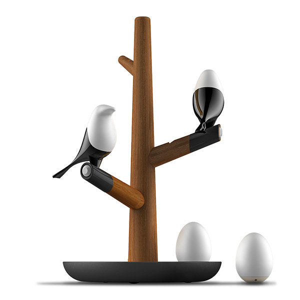 Minimalist Bird on a Tree Sensor LED Night Lamp