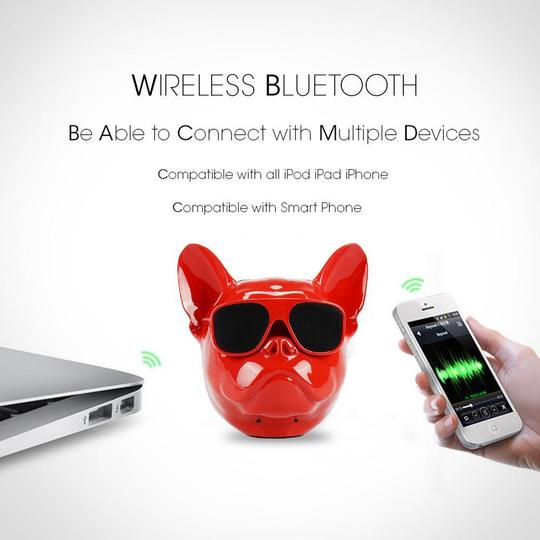 French Bulldog Mini Portable Wireless Speaker