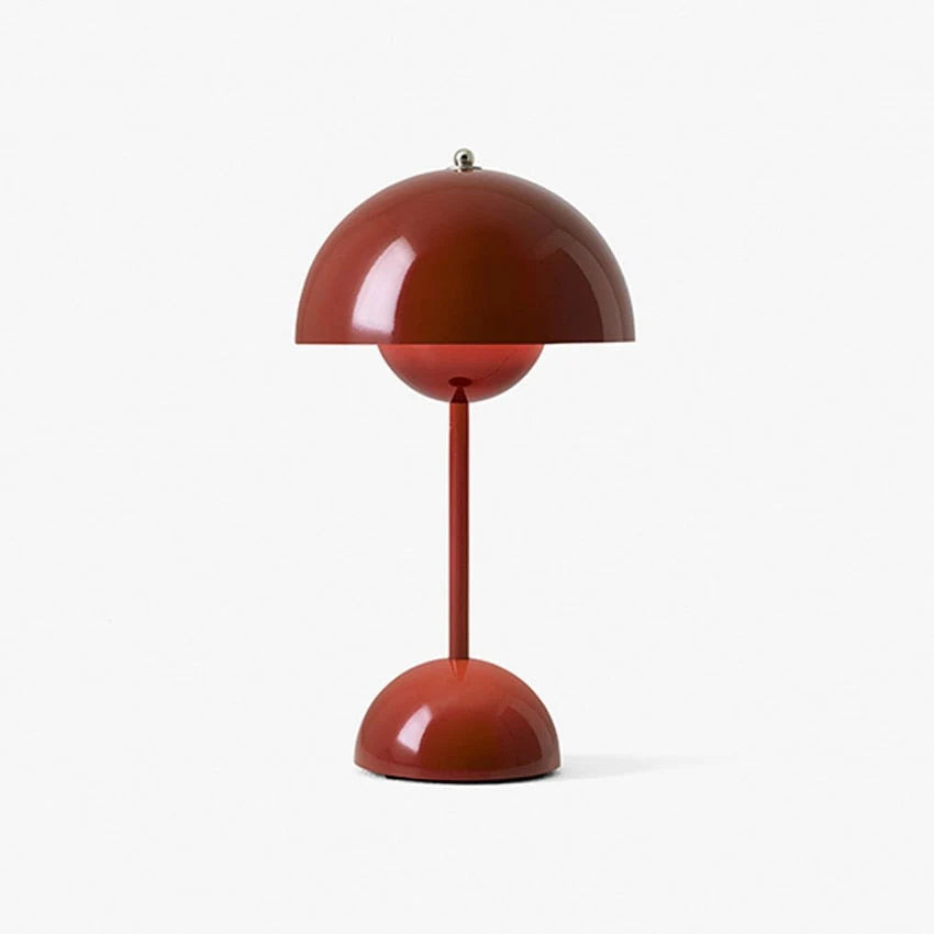 Modern Danish Minimalist Rechargeable Wireless Mushroom Table Lamp (Flowerpot VP9)