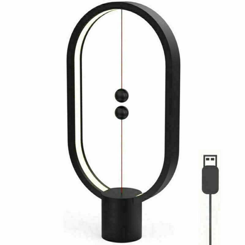 Wireless Balance Ellipse Magnetic Suspend Table Lamp / Night Light / LED Touch Control Lamp