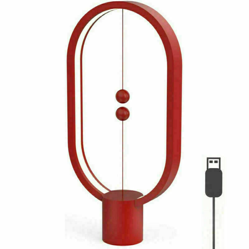 Wireless Balance Ellipse Magnetic Suspend Table Lamp / Night Light / LED Touch Control Lamp