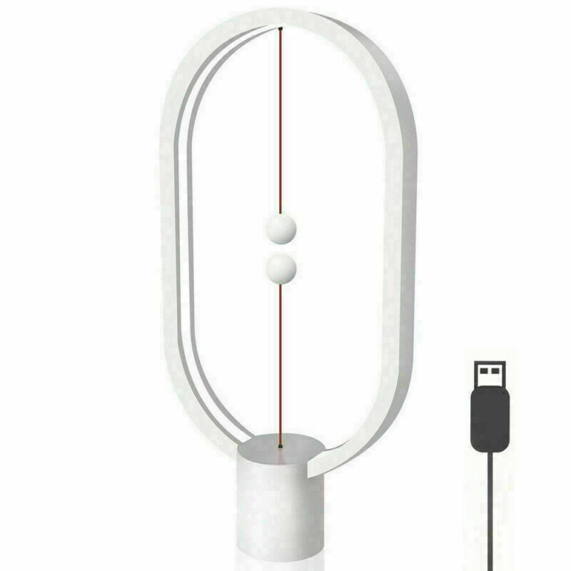 Wireless Balance Ellipse Magnetic Suspend Table Lamp / Night Light / LED Touch Control Lamp