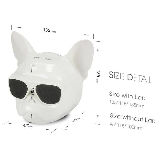 French Bulldog Mini Portable Wireless Speaker