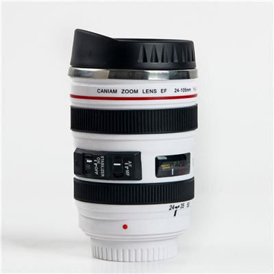 Camera Lens Inspired Insulated Travel Mug Coffee Mug 400ML