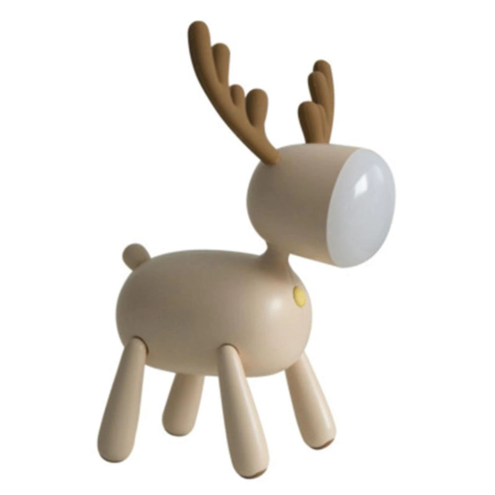 Neo Pop Art Sculptural Table Lamp with Adjustable Brightness. (4 Dog & Elk Designs to Choose From)