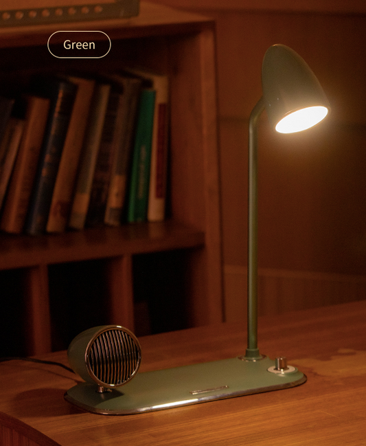 3 in 1 Retro Vintage Style Charging Station, Lamp and Bluetooth Speaker