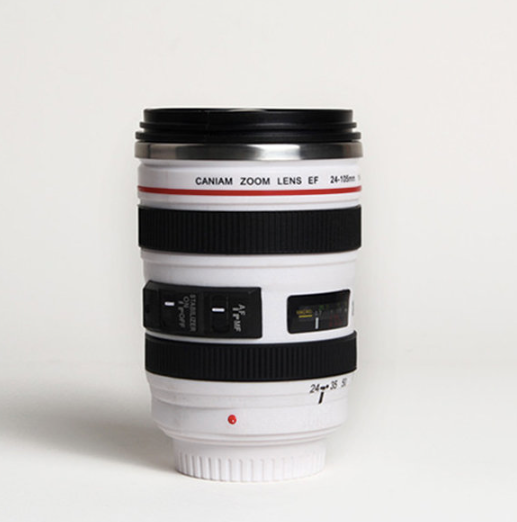 Camera Lens Inspired Insulated Travel Mug Coffee Mug 400ML