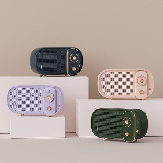 Minimalist Scandi-Inspired Classic Portable Bluetooth Wireless Speaker